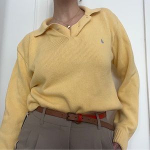 Ralph Lauren Yellow Sweater